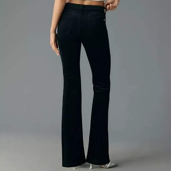 Anthropologie Pilcro Icon Low-Rise Corduroy Chop Pocket Flare Jeans Size 33 NWT - Picture 6 of 16